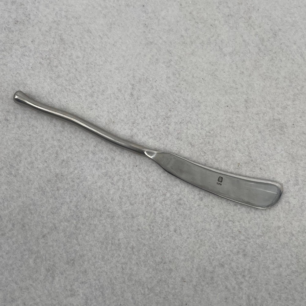 Sasaki Aria Stainless‎ Steel Butter Spreader Knife 18/10 Wavy Handle 6.5 Inch